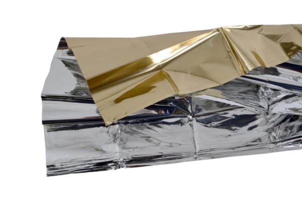 Relags Rescue Blanket - alutæppe med "sølv og guld" side