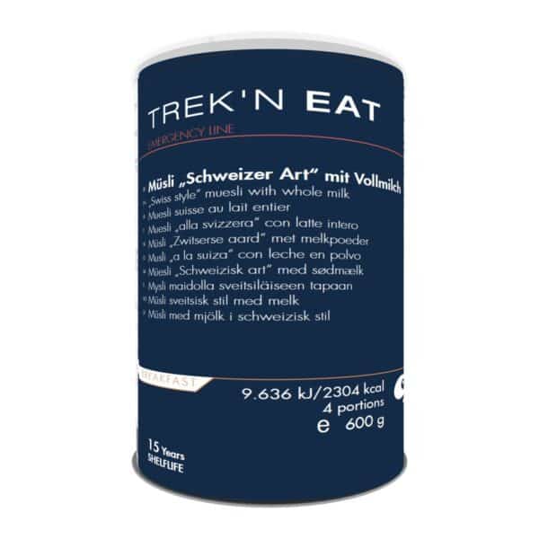Trek n Eat Müsli "Schweizer Art" med mælk - Nødproviant - STORKØB