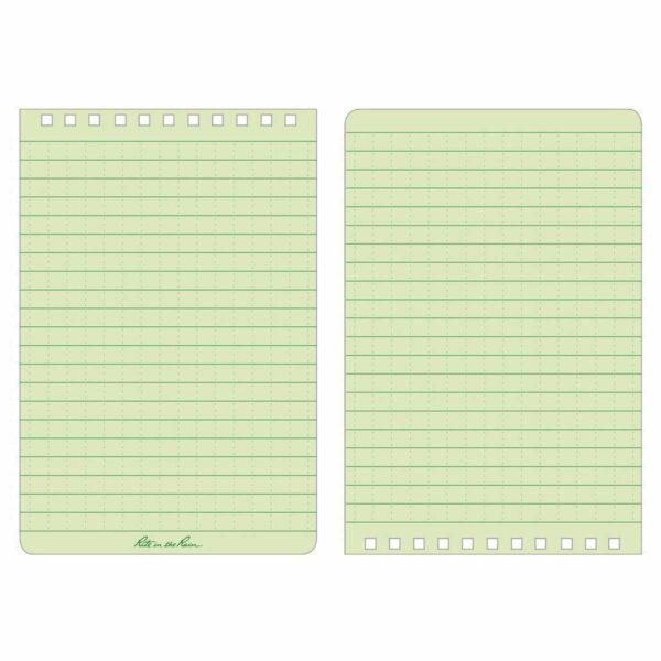 Rite in the Rain - Spiral notebook (STOR) - GRØN