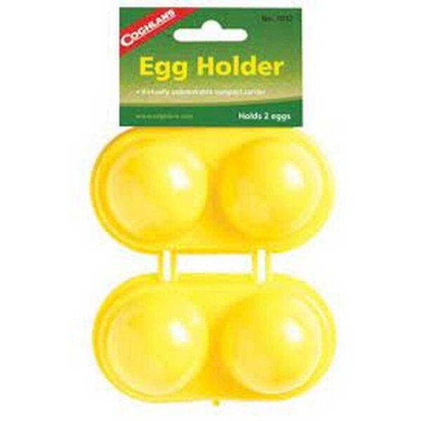 Æggebakke til rejsebrug i hård brudsikker plast - 2 æg