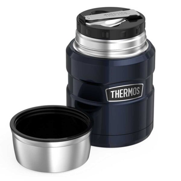 Thermos Stainless King Food Flask - 470 ml mørkeblå