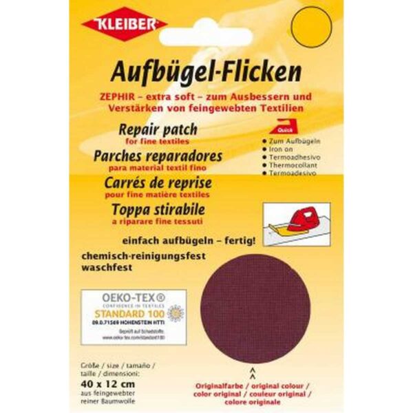 Strygelap Tekstil 08 Vinrød