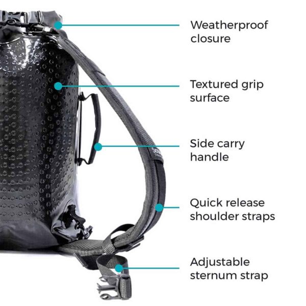 Scrubba Stealth Pack - Vaskepose og rygsæk i en