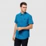 Jack Wolfskin Rays Stretch Vent Shirt- Herre - BLÅ