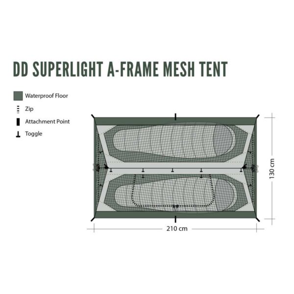 DD SuperLight - A-Frame - Mesh Tent