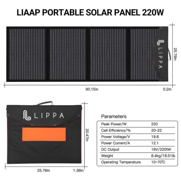 Lippa solar panel 220W