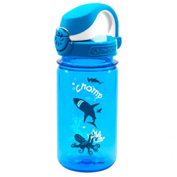 Nalgene OTF Kids 350 ml Sustain drikkeflaske - Blue Chomp