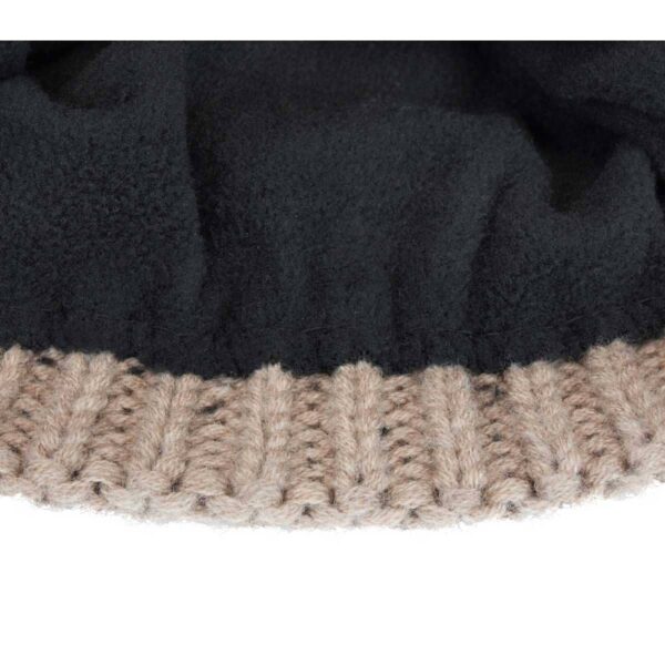 Origins Merino Beanie Bobble - strik hue med trykkvast - Billede 3
