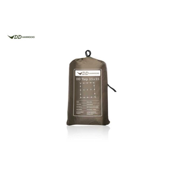 DD Hammocks Tarp 3.5 x 3.5 meter - BRUN