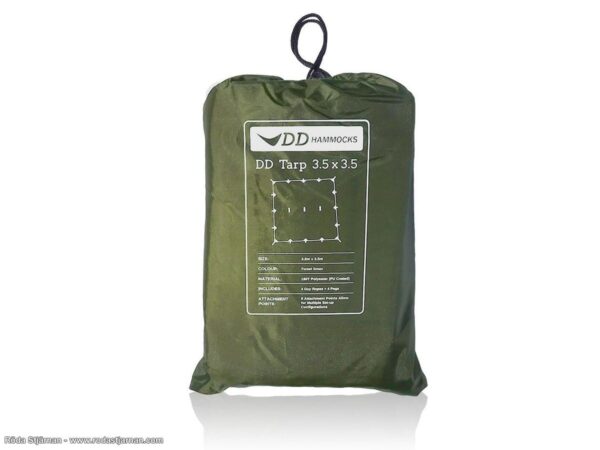 DD Hammocks Tarp 3.5 x 3.5 meter - Forest Green
