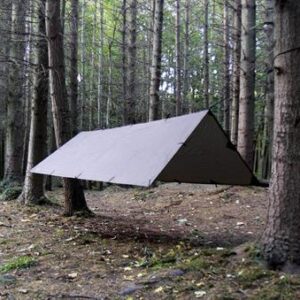 DD Hammocks Tarp M - 3.5 x 2.4 meter - BRUN - Image 3