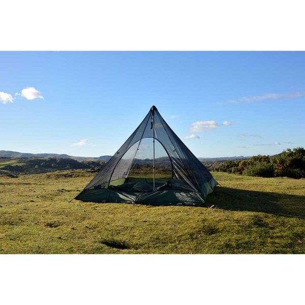 DD Hammocks Superlight Pyramid Mesh Tent - Olivengrønt - 1 pers - Billede 3