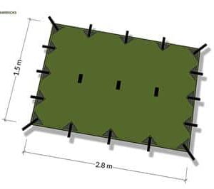 DD Hammocks Tarp S - 2.8 x 1.5 meter