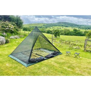 DD Hammocks Superlight Pyramid Mesh Tent - Family Size
