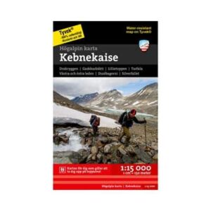 Calazo Högalpin kort over Kebnekaise