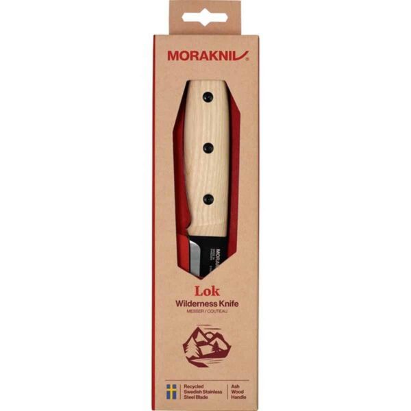 Morakniv Lok Blackblade Ash Wood