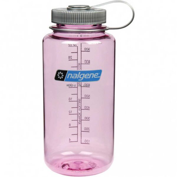 Nalgene Wide Mouth Tritan - 1 liter grå/pink