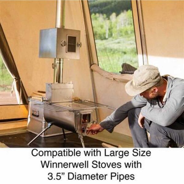 WinnerWell Pipe Oven 3.5" - Skorstensovn - Billede 3