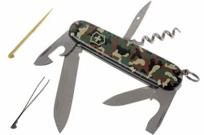 Victorinox Spartan - Handy lille lommekniv med mange funktioner - camouflage