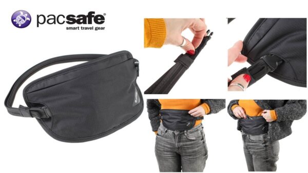 Pacsafe - Coversafe X100 - Pengebælte med RFID blocker - Billede 7