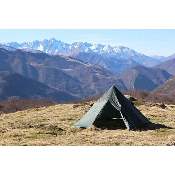 DD Hammocks Superlight Pyramid Tent - Olivengrønt - 1 pers - Billede 3