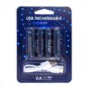 CLDP USB Genopladelige AA-batterier 1.5V 1.6V Nizn 1800 MWH