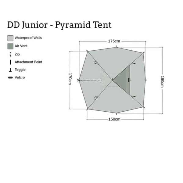 DD Junior - Pyramid Tent (Superlight)