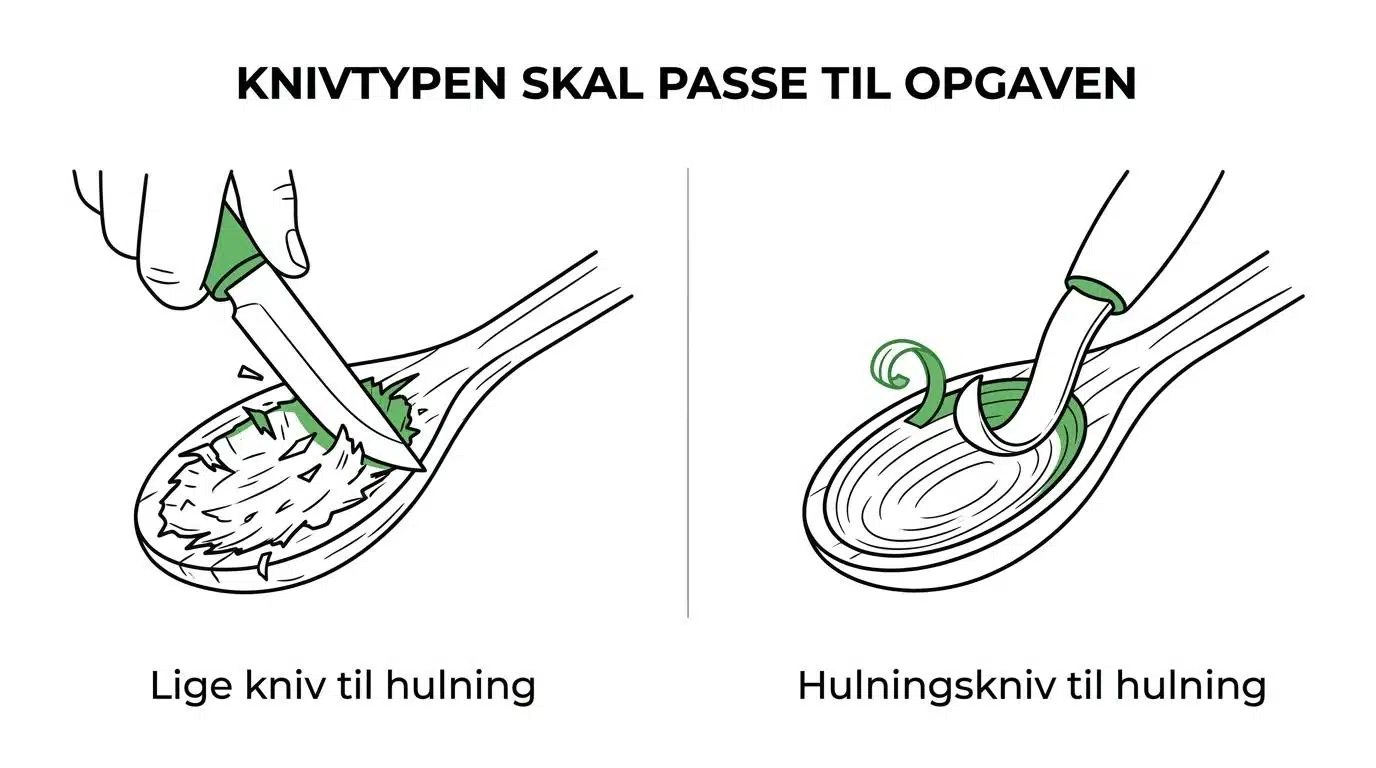 Snitteknive- funktioner og typer