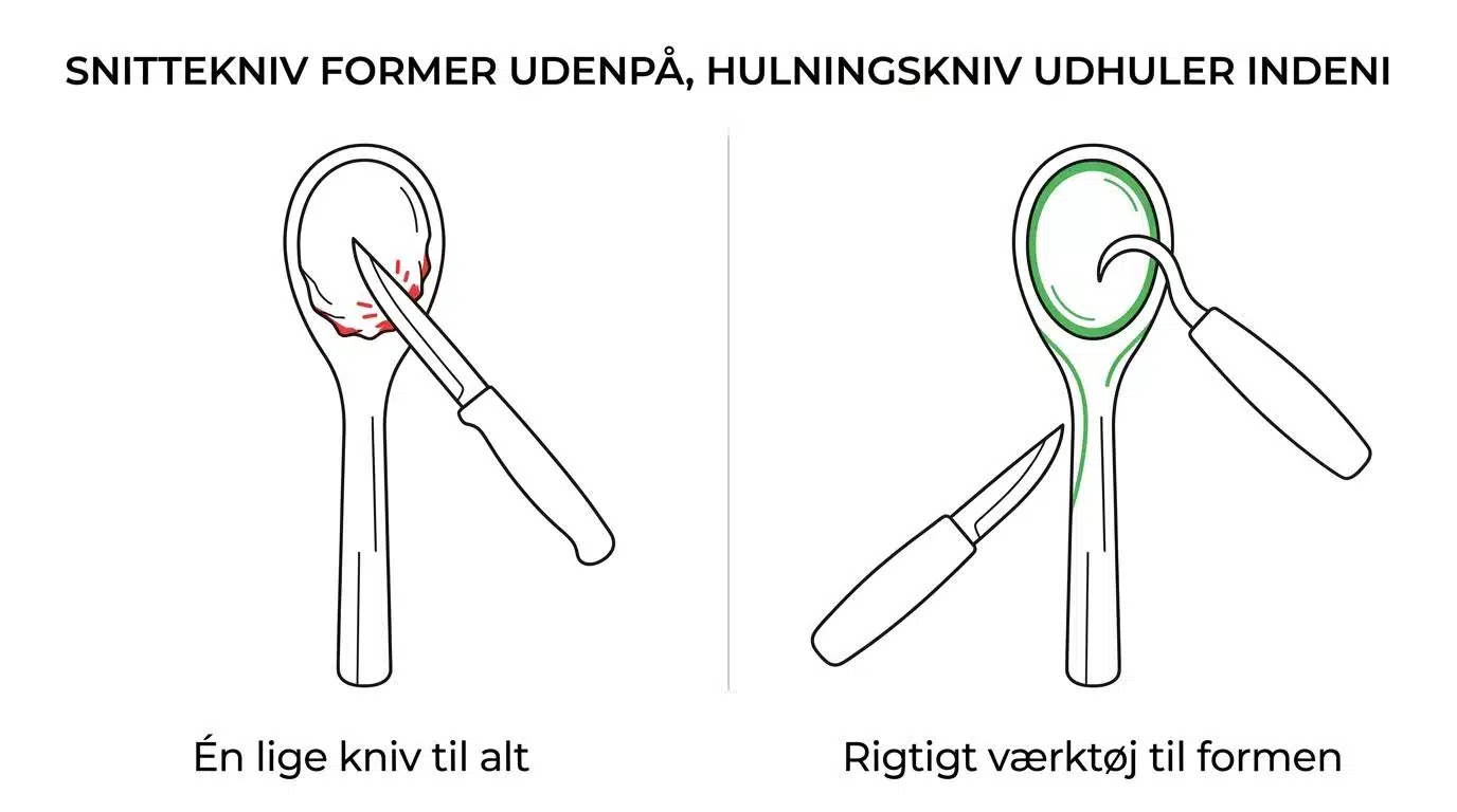 Snitteknive og hulningsknive