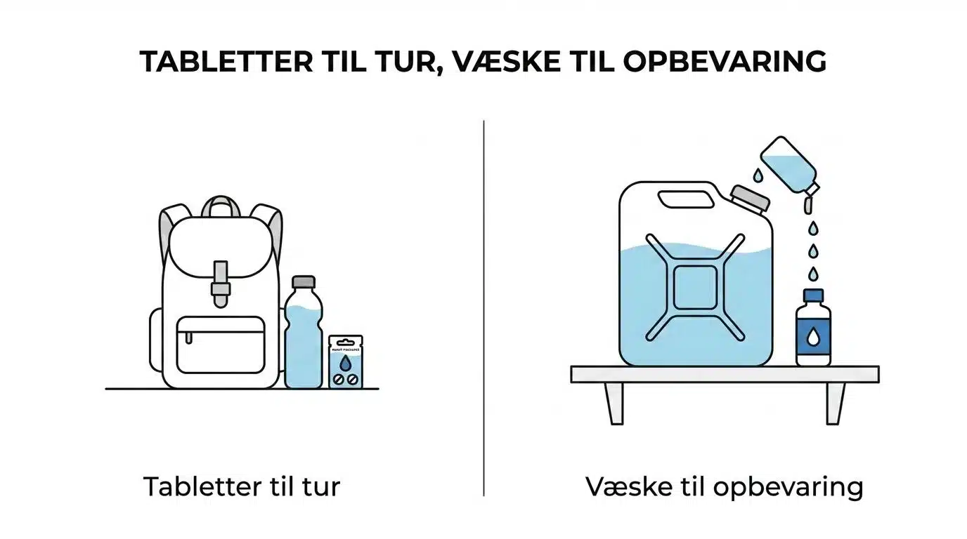 Vandrensningstabletter