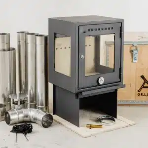 Orland Stove With Standard Flue Kit